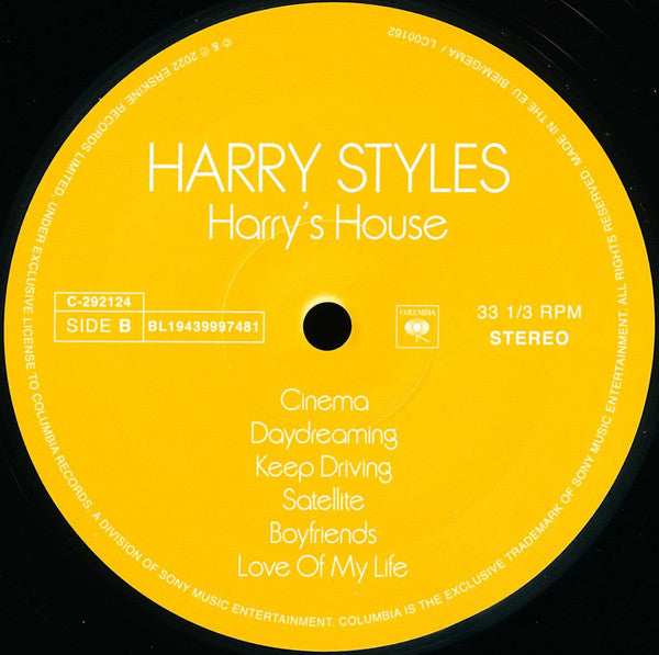 Harry Styles : Harry's House (LP, Album)