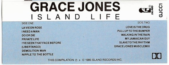 Grace Jones : Island Life (Cass, Comp)