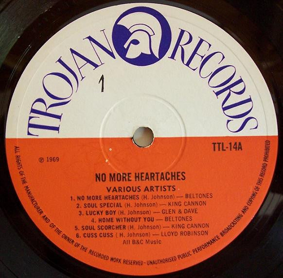 Various : No More Heartaches (LP, Comp)