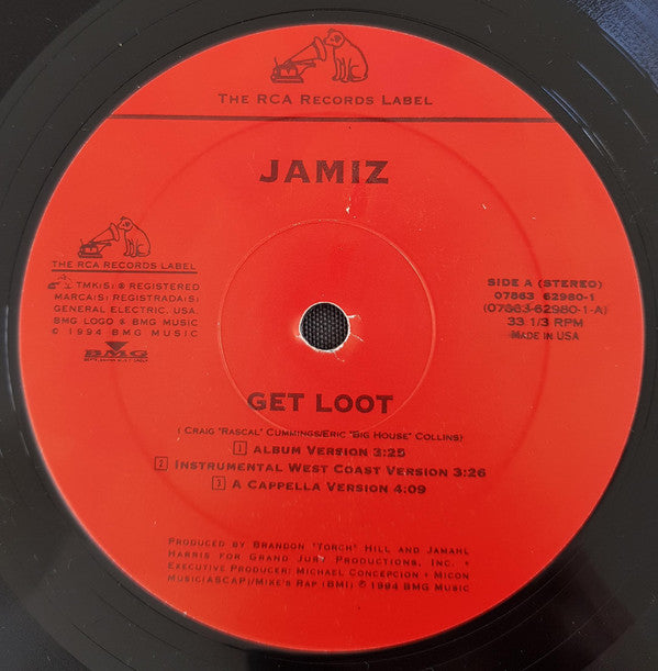 Jamiz : Get Loot (12", Single)