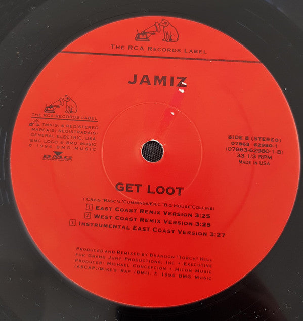 Jamiz : Get Loot (12", Single)