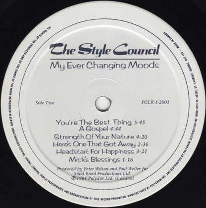 The Style Council : My Ever Changing Moods (LP, Album)