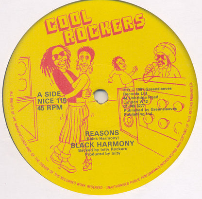 Black Harmony : Reasons (12")
