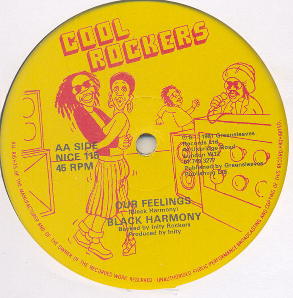 Black Harmony : Reasons (12")