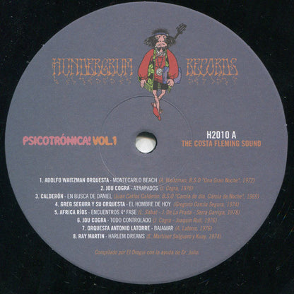 Various : Psicotrónica! Vol.1 (Spanish Cinematic Grooves & Funky Soundtracks, 1968-1978) (LP, Comp, Ltd)