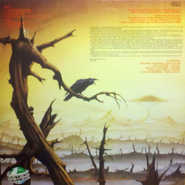 Scorpions : Lonesome Crow (LP, Album, RE, Cle)