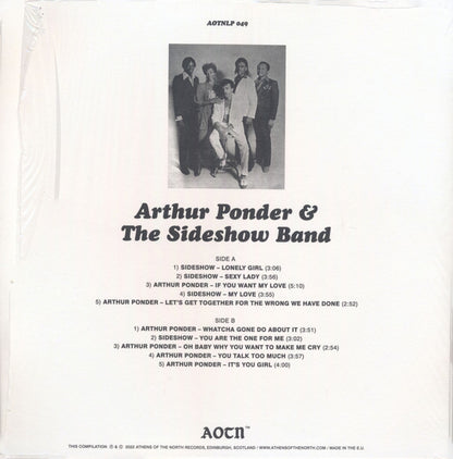 Arthur Ponder & Side Show : Arthur Ponder & The Sideshow Band (LP, Comp)