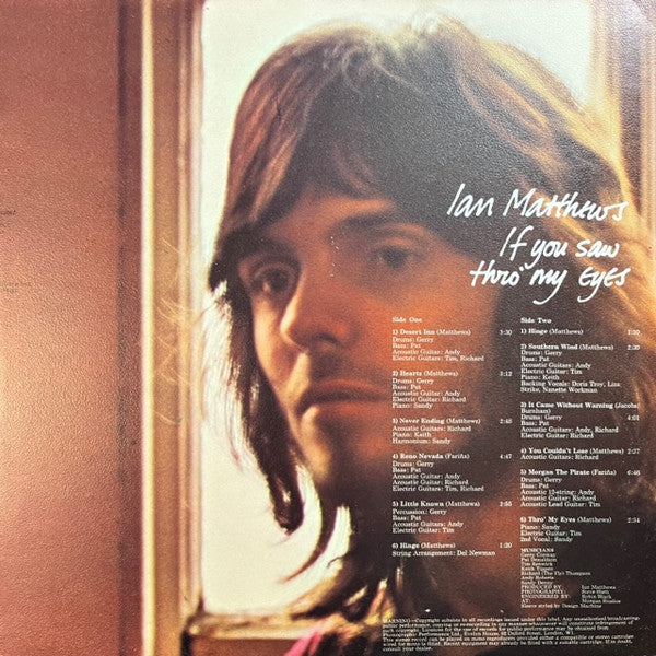Ian Matthews* : If You Saw Thro' My Eyes (LP, Album, RP, Sma)