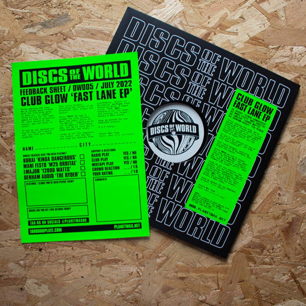 Various : Club Glow Fast Lane EP (12", EP)