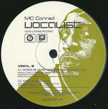 MC Conrad : Vocalist 01 (2xLP, Album)