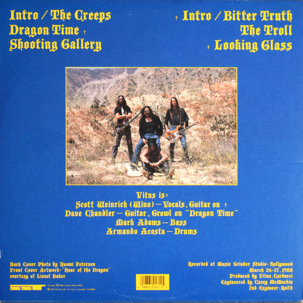 Saint Vitus : Mournful Cries (LP, Album, RE)