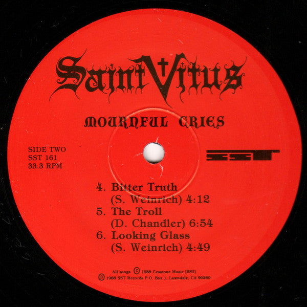 Saint Vitus : Mournful Cries (LP, Album, RE)