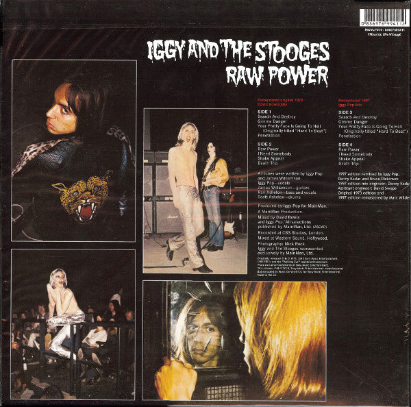 Iggy And The Stooges* : Raw Power (LP, Album, RE, RM, 180 + LP, Album, RE, RM, 180 + )