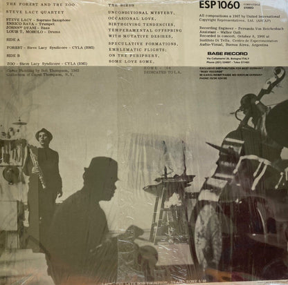 Steve Lacy : The Forest And The Zoo (LP, Album)