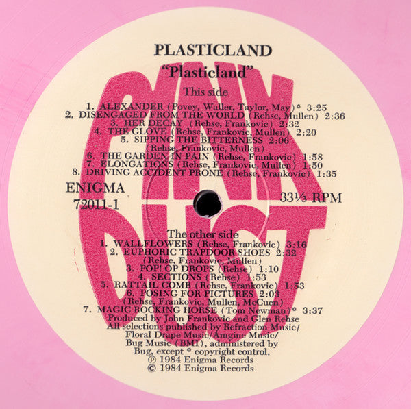 Plasticland : Plasticland (LP, Album, Ltd, Pin)