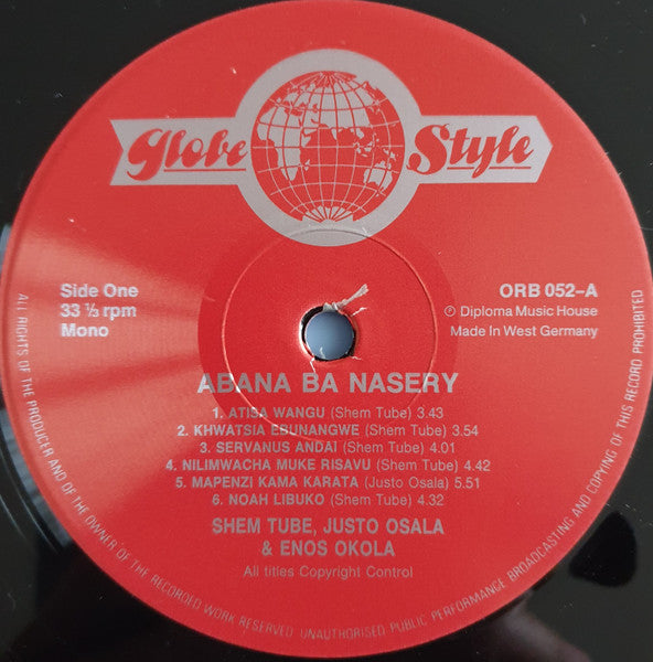 Shem Tube, Justo Osala* & Enos Okola : Abana Ba Nasery (LP, Album, Mono)