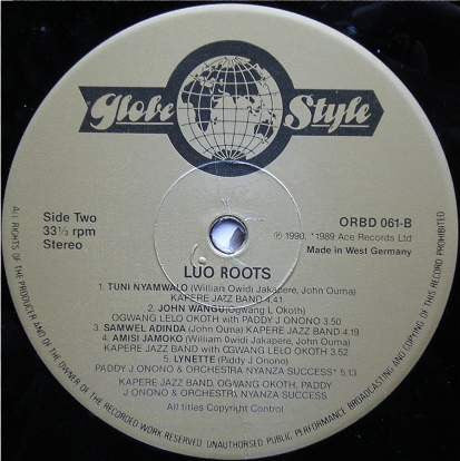 Various : Luo Roots (LP)