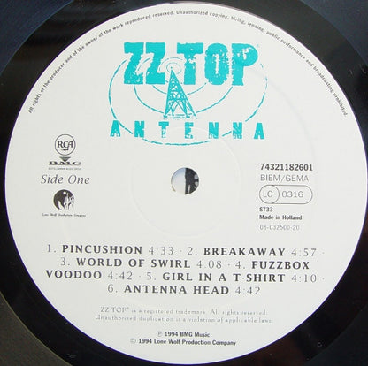 ZZ Top : Antenna (LP, Album)