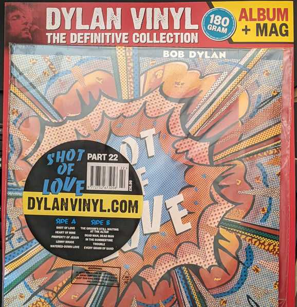 Bob Dylan : Shot Of Love (LP, Album, RE, 180)