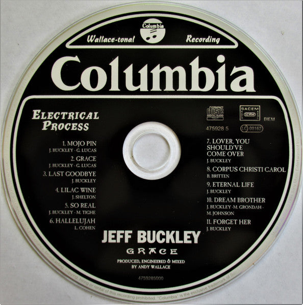 Jeff Buckley : Grace (CD, Album, RE)