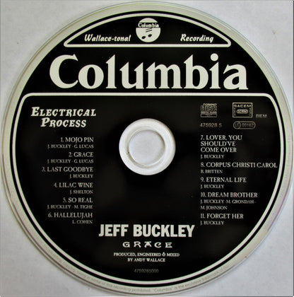 Jeff Buckley : Grace (CD, Album, RE)