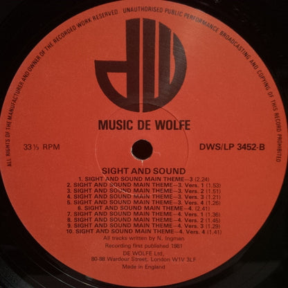 Nick Ingman : Sight And Sound (LP)