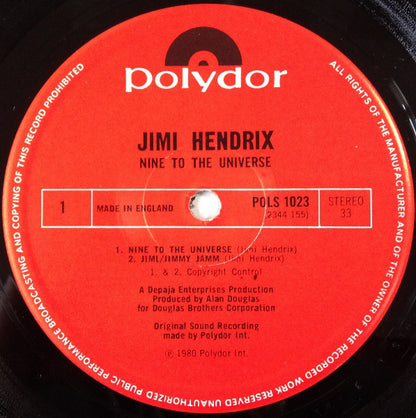 Jimi Hendrix : Nine To The Universe (LP, Album)