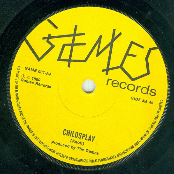 The Games* : Childsplay (7")