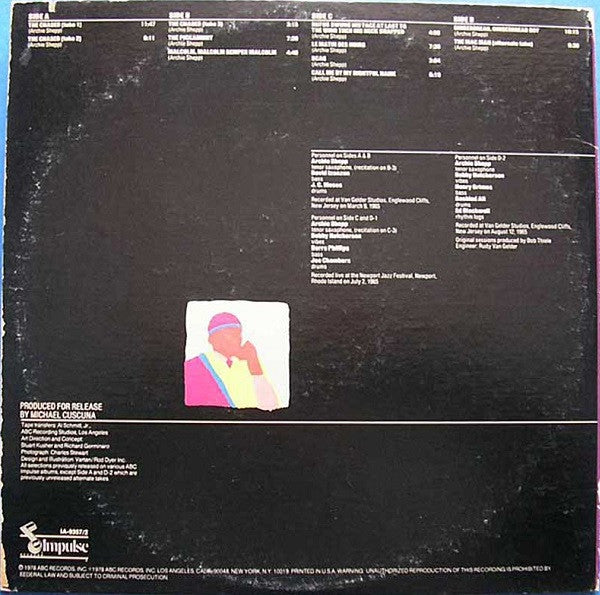 Archie Shepp : Further Fire Music (2xLP)