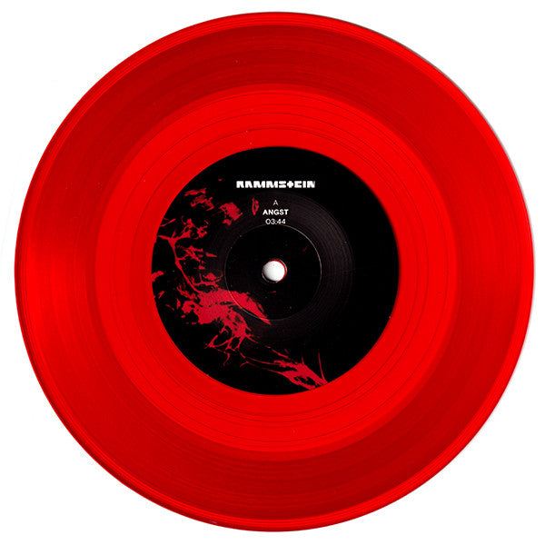 Rammstein : Angst (7", Single, Red)