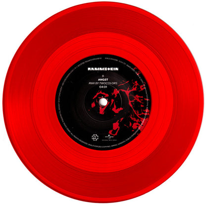 Rammstein : Angst (7", Single, Red)