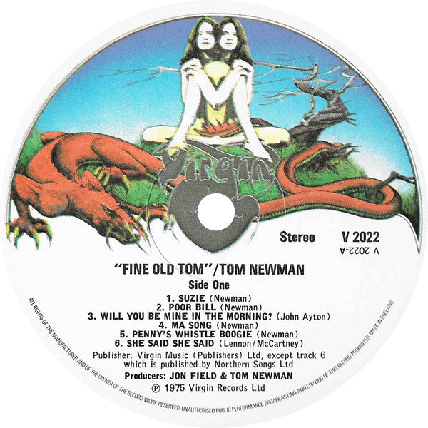 Tom Newman (2) : Fine Old Tom (LP, Album)