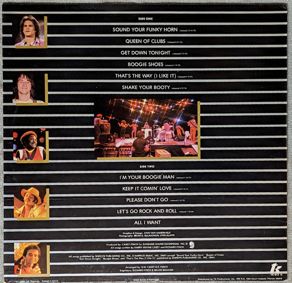 KC & The Sunshine Band : Greatest Hits (LP, Comp)