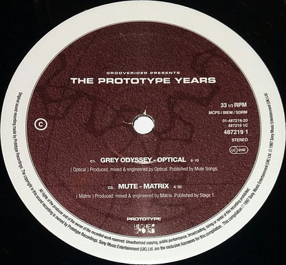 Grooverider : The Prototype Years (3x12", Comp)