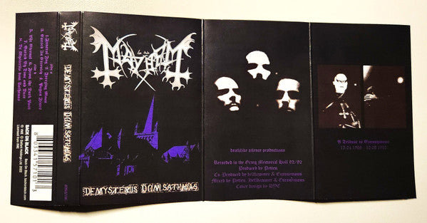 Mayhem : De Mysteriis Dom Sathanas (Cass, Album, RE)