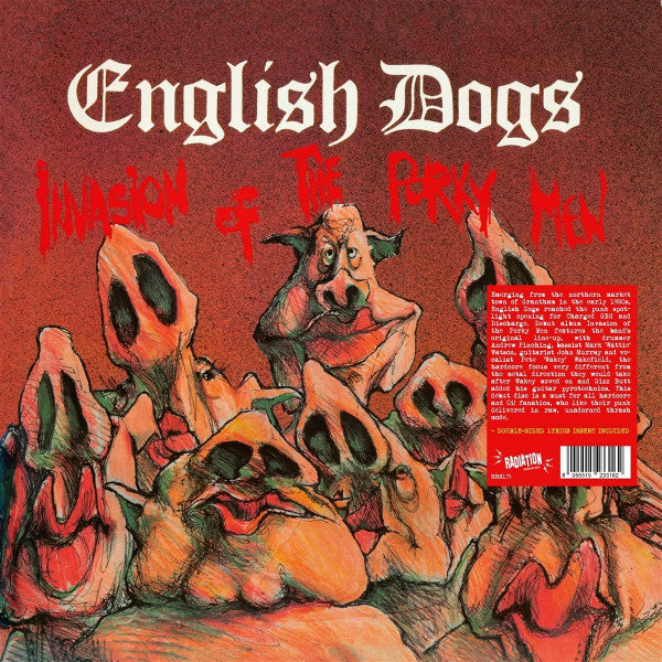 English Dogs : Invasion Of The Porky Men (LP, Album, Ltd, RE)