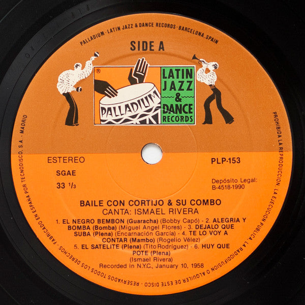 Cortijo Y Su Combo Con Ismael Rivera : Baile Con Cortijo Y Su Combo = Dance With Cortijo And His Combo (LP, Album, RE)
