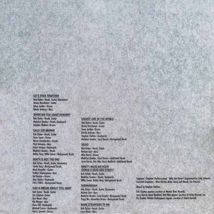 Bob Dylan : Down In The Groove (LP, Album, RE, 180)