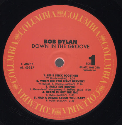 Bob Dylan : Down In The Groove (LP, Album, RE, 180)