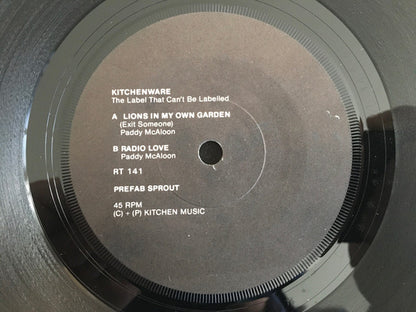 Prefab Sprout : Lions In My Own Garden (7", Single, RE)