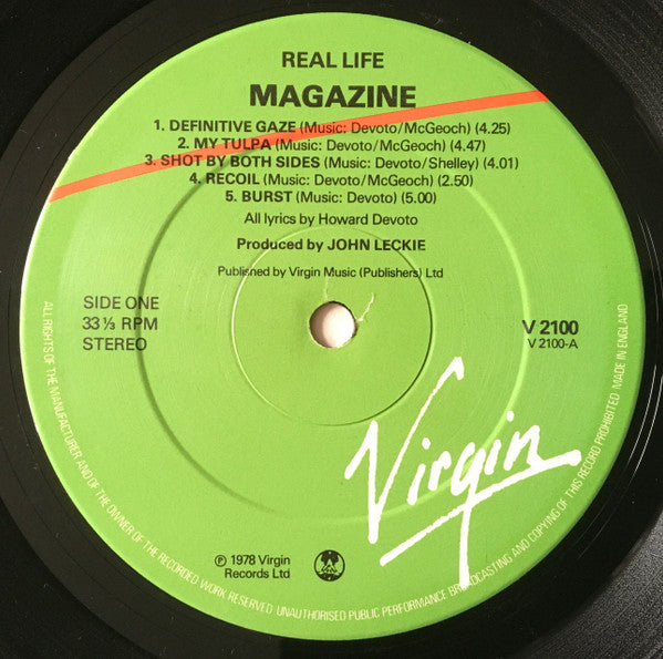 Magazine : Real Life (LP, Album, RP, Gre)