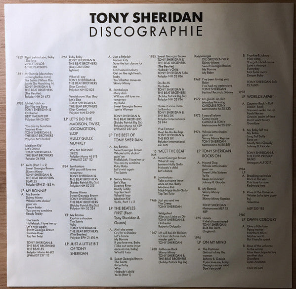 Tony Sheridan : Vol. 2 The Singles 1965-1968 (LP, Comp)