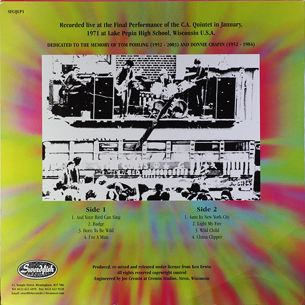 C. A. Quintet : Last Trip At Lake Pepin (LP)