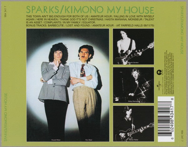 Sparks : Kimono My House (CD, Album, RE, RM)