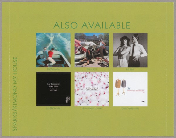 Sparks : Kimono My House (CD, Album, RE, RM)