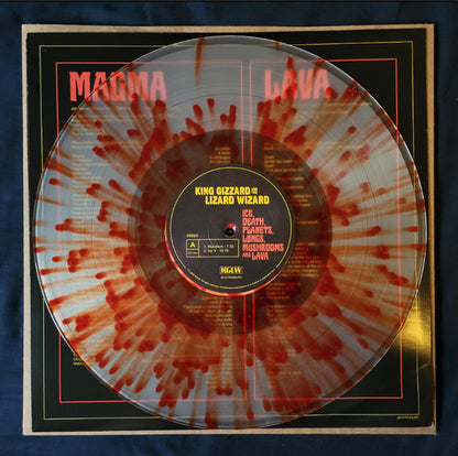 King Gizzard And The Lizard Wizard : Ice, Death, Planets, Lungs, Mushrooms And Lava (LP, Cle + LP, Red + Album, Ltd, Mus)