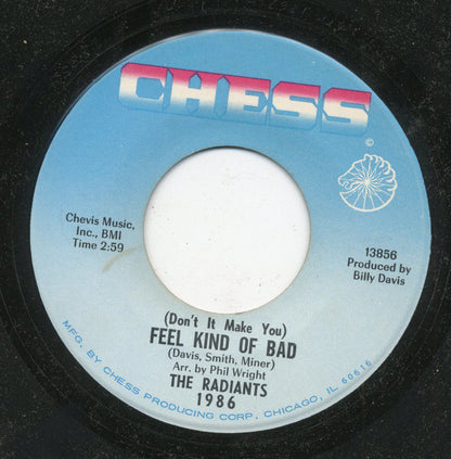 The Radiants : Anything You Do Is Alright / (Don't It Make You) Feel Kind Of Bad (7", Single, Mono)