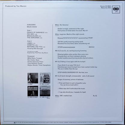 Miles Davis : Sorcerer (LP, Album, Ltd, RE, 180)