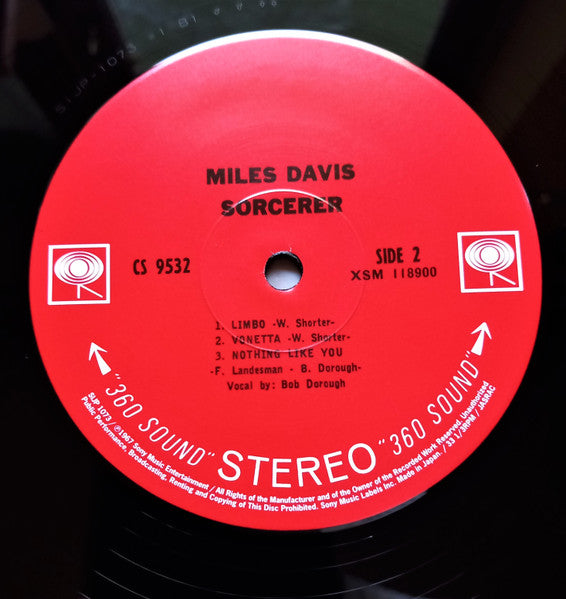 Miles Davis : Sorcerer (LP, Album, Ltd, RE, 180)