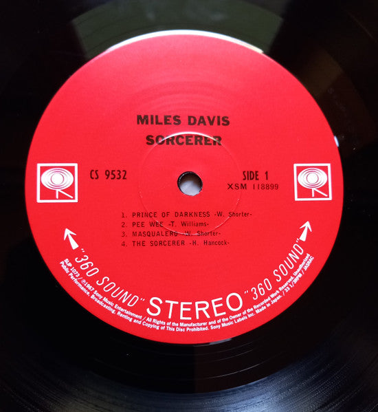 Miles Davis : Sorcerer (LP, Album, Ltd, RE, 180)